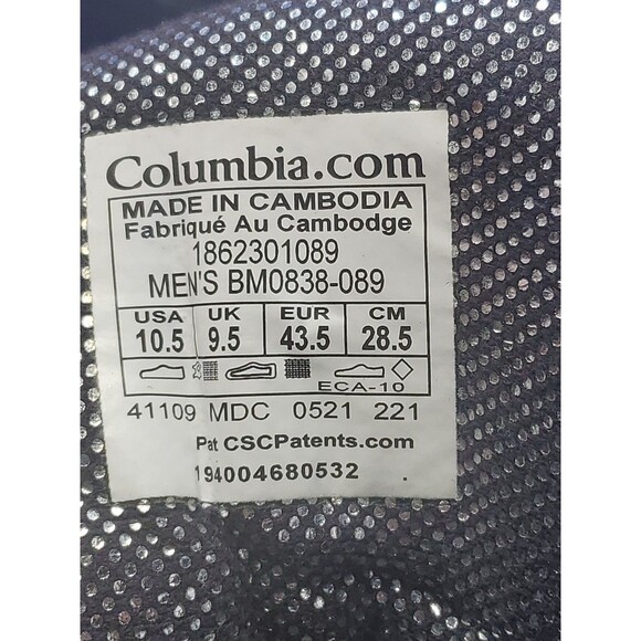 Columbia Men Liftop III Snow Winter Boot Insulated High Traction Waterproof 10.5 main image 9